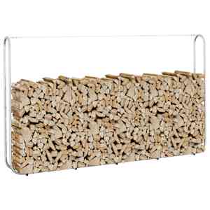 Stojalo za drva 250x25x150 cm Pocinkano jeklo