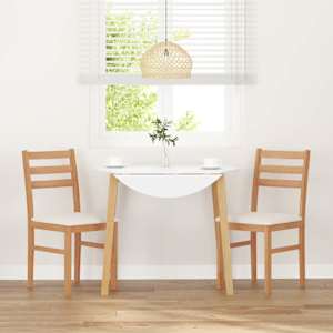 vidaXL bor&eth;stofust&oacute;lar me&eth; p&uacute;&eth;um 2 stk gegnheilum vi&eth;arg&uacute;mm&iacute;i