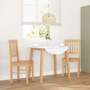 Jedilni stoli 2 kosa masivne lesene gume