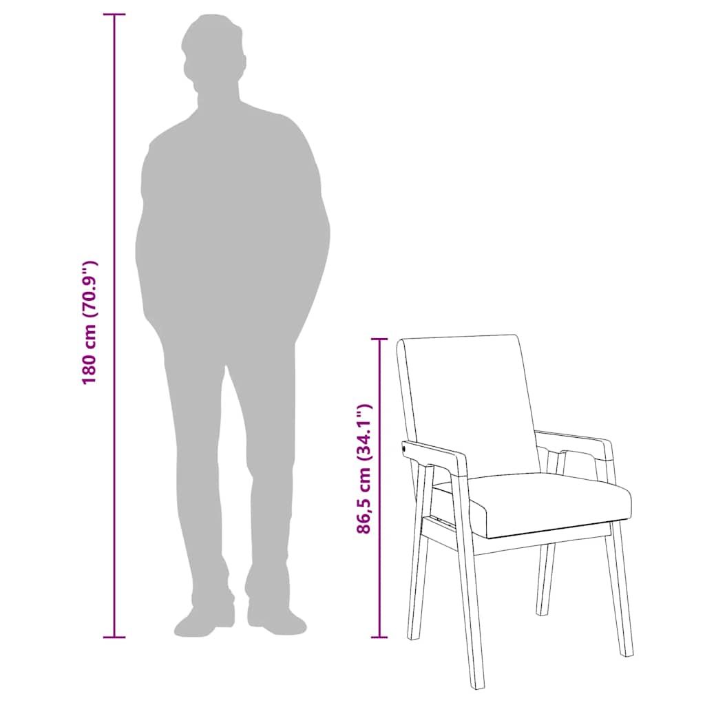 Eetkamerstoelen met kussens 2 stuks bruin massief hout rubber image 12