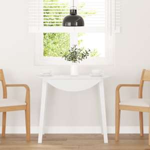 jedilna miza Bela masivna lesena guma