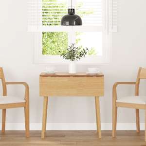 jedilna miza iz naravnega masivnega lesa gume