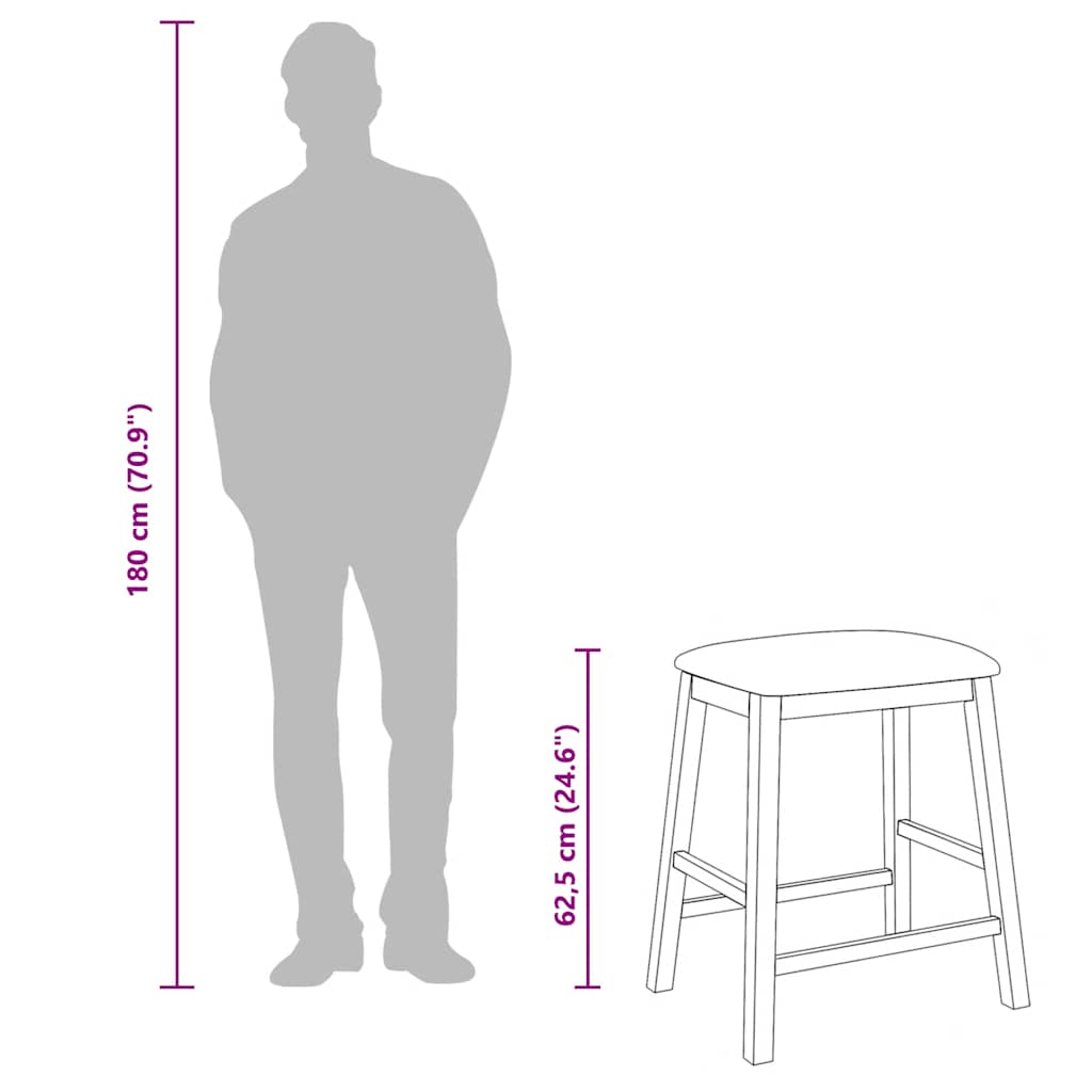 Bar Chair, Bar Chairs, Taburete Alto vidaXL - Imagen 54 de 101