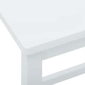 Bar stoli 2 kosa bele masivne lesene gume - slika 8