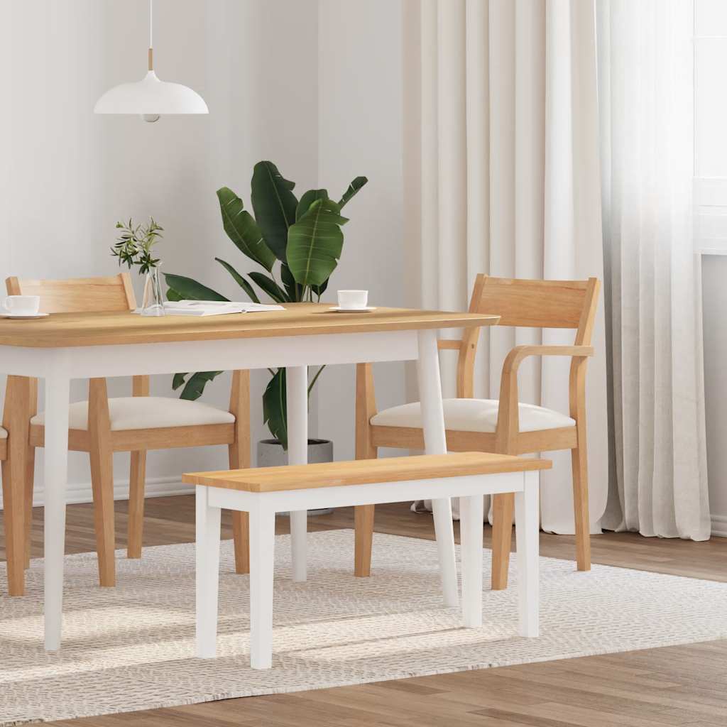 Thumbnail - vidaXL Bank 90 cm Massivholz Gummibaum