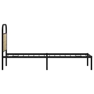 Rám postele bez matrace 80x200 cm dub sonoma kompozitní dřevo - obrázek 6