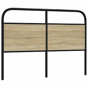 Nadomestno vzglavje sonoma hrast 120 cm jeklo in inženirski les