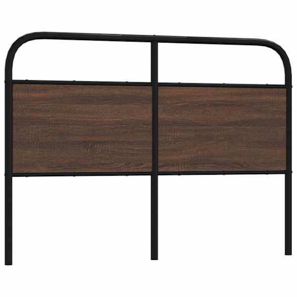 vidaXL vahetatav voodipeats, pruun tamm, 120 cm, teras ja tehispuit