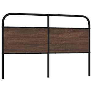 Nadomestno vzglavje rjavi hrast 150 cm jeklo in inženirski les