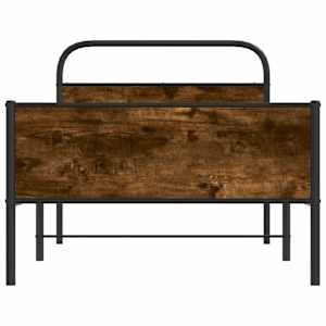 Rám postele bez matrace 107x203 cm dub sonoma kompozitní dřevo - obrázek 5
