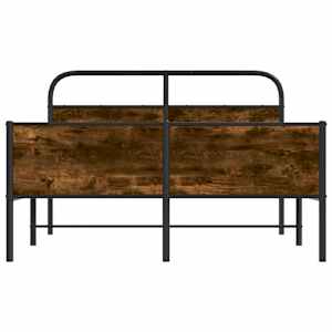 Rám postele bez matrace 140x190 cm dub sonoma kompozitní dřevo - obrázek 5