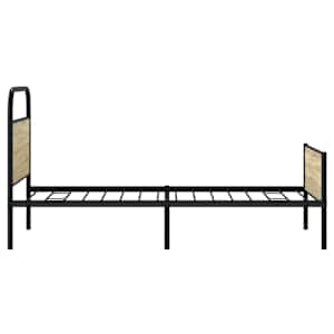 Rám postele bez matrace 107x203 cm dub sonoma kompozitní dřevo - obrázek 6