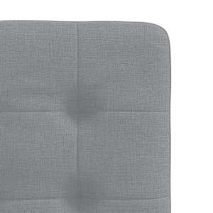 Jídelní židle 4 ks světle šedé textil - obrázek 7