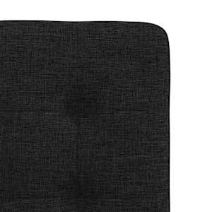 Jídelní židle 4 ks černé textil - obrázek 7