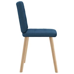 Jídelní židle 4 ks modré textil - obrázek 5