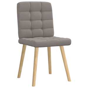 Jídelní židle 4 ks taupe textil - obrázek 3