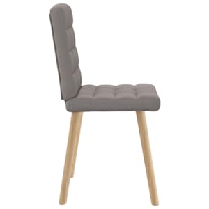 Jídelní židle 4 ks taupe textil - obrázek 5