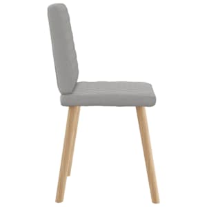 Otočné jídelní židle 4 ks Oblak šedá textil - obrázek 5