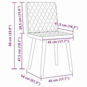 Otočné jídelní židle 4 ks Oblak šedá textil - obrázek 9