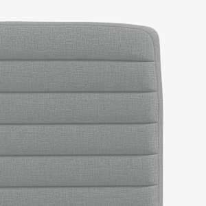 Jídelní židle 4 ks světle šedé textil - obrázek 7