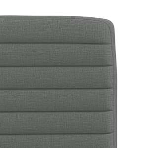 Jídelní židle 4 ks tmavě šedé textil - obrázek 7