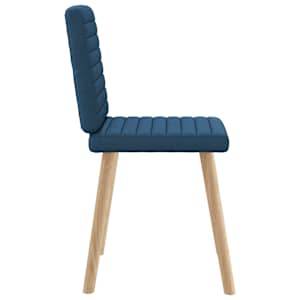Jídelní židle 4 ks modré textil - obrázek 5