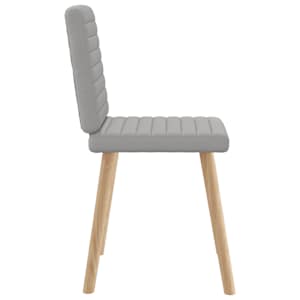 Otočné jídelní židle 4 ks Oblak šedá textil - obrázek 5