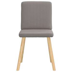 Jídelní židle 4 ks taupe textil - obrázek 4