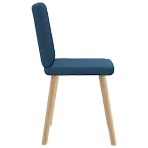 Jídelní židle 4 ks modré textil - obrázek 5