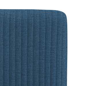 Jídelní židle 4 ks modré textil - obrázek 7