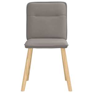 Jídelní židle 4 ks taupe textil - obrázek 4