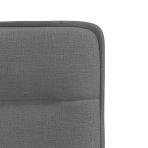 Jídelní židle 4 ks tmavě šedé textil - obrázek 7