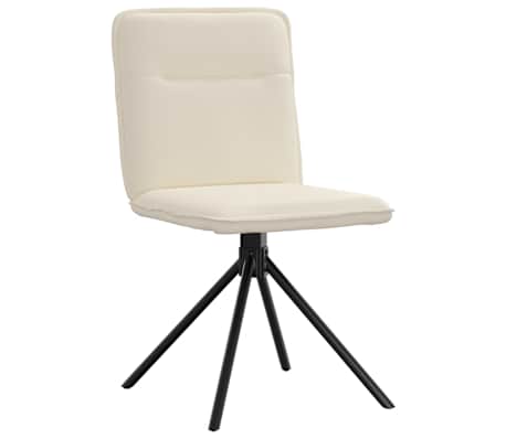 vidaXL Krzesła stołowe, 4 szt., lniane