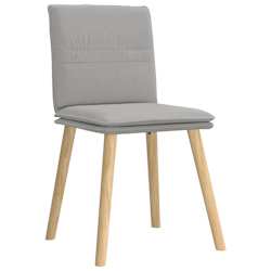 vidaXL Jedilni stoli 4 kosi Cloud Grey Fabric