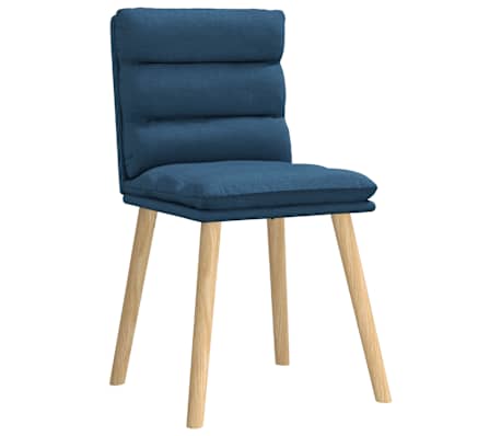 vidaXL söögitoolid 4 tk, sinine, kangas