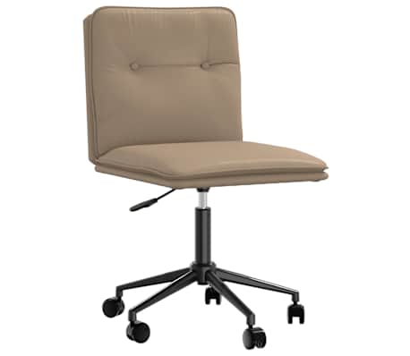 vidaXL Esszimmerst&uuml;hle 2 Stk. Cappuccino-Braun Kunstleder