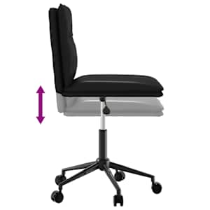 Jídelní židle 2 ks černé umělá kůže - obrázek 7
