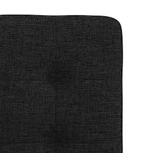 Jídelní židle 6 ks černé textil - obrázek 7