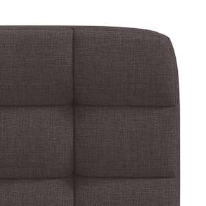 Jídelní židle 6 ks tmavě hnědé textil - obrázek 7