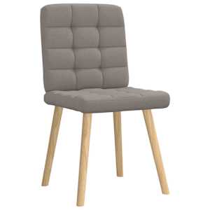 Jídelní židle 6 ks taupe textil - obrázek 4