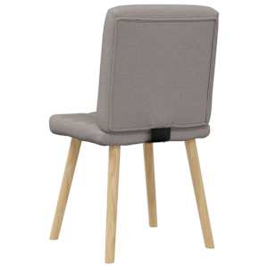 Jídelní židle 6 ks taupe textil - obrázek 6