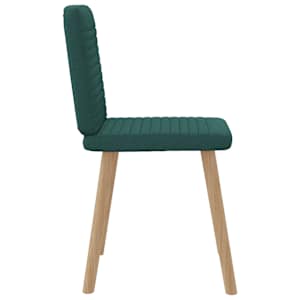Jídelní židle 6 ks tmavě zelené textil - obrázek 5