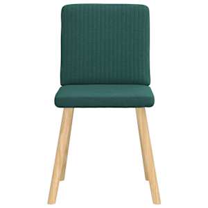 Jídelní židle 6 ks tmavě zelené textil - obrázek 4