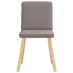 Jídelní židle 6 ks taupe textil - obrázek 4