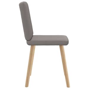 Jídelní židle 6 ks taupe textil - obrázek 5