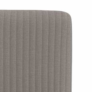 Jídelní židle 6 ks taupe textil - obrázek 7