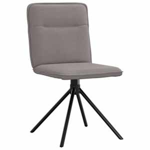 vidaXL Scaune de sufragerie, 6 buc., gri taupe, material textil