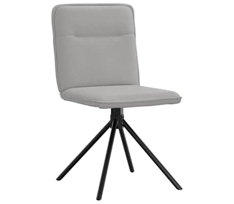 vidaXL Scaune de sufragerie 6 buc țesătură gri nor