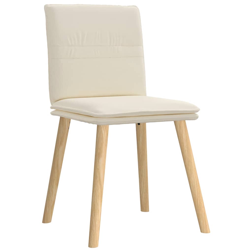 vidaXL Eetkamerstoelen 6 st linnen afbeelding