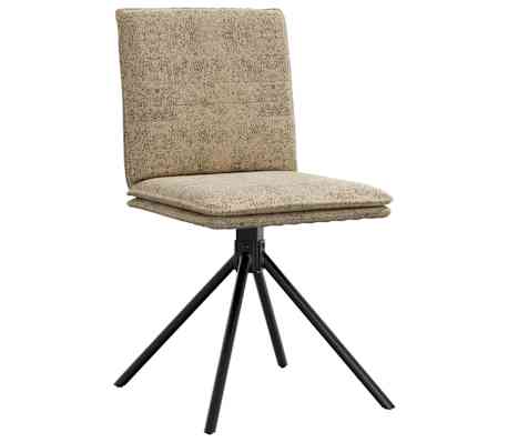 vidaXL Eetkamerstoelen 6 st imitatiesu&egrave;de lichtgrijs